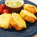 【お手伝いレシピ】残りご飯で☆オムライス風おやき